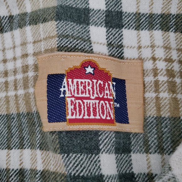 Vintage Flannel Distressed Boho USA 80'S - Picture 2 of 10